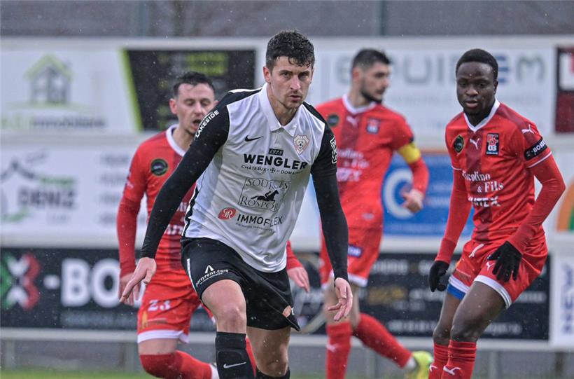 Gegen den FC Differdingen war Rosport um Johannes Steinbach (im Bild) noch chancenlos
