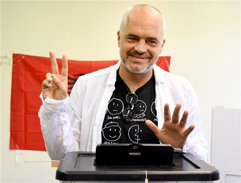 Geht auch dieses Mal als Favorit in die Wahlen: Albaniens Premier Edi Rama
