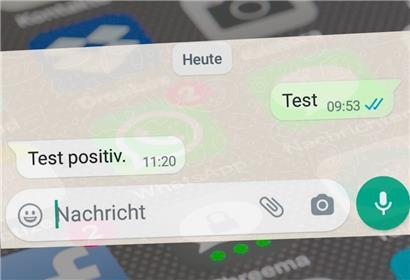 Geht doch: Nach rund anderthalb Stunden ist diese Nachricht angekommen.
