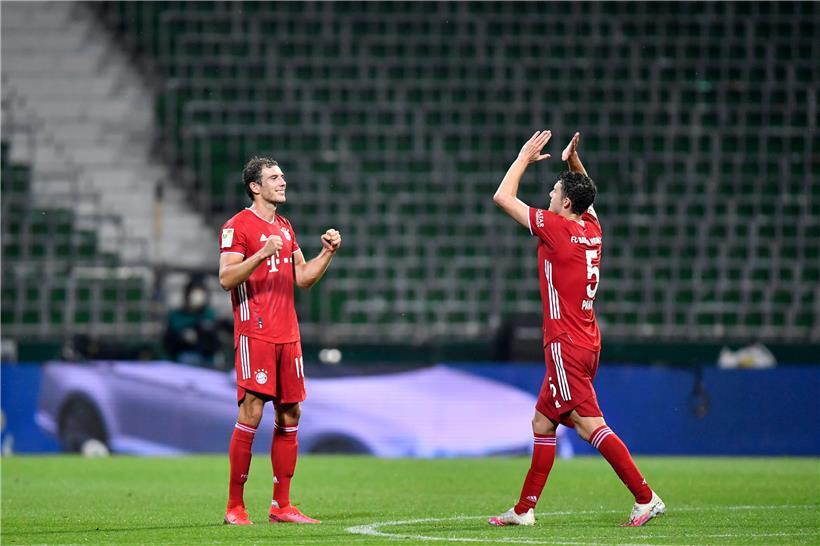 Geisterspiel: Werder Bremen gegen den FC Bayern München am 32. Bundesliga-Spieltag
