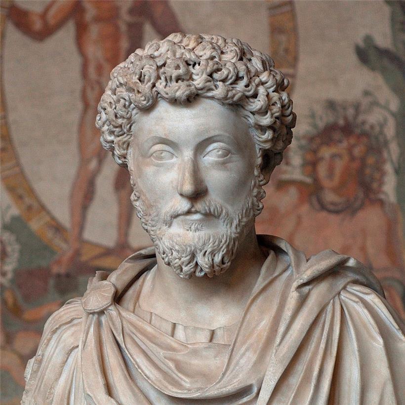 Gelassen: Der Kaiser Marcus Aurelius nutzte ein Tagebuch als Bewältigungsstrategie (Büste aus der Sammlung der Glyptothek in München)
