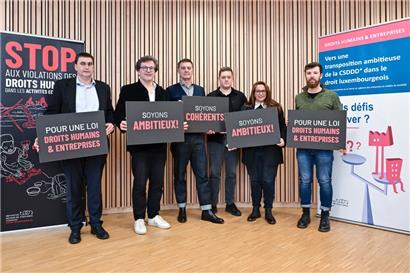 Gemeinsam für die Umsetzung der Lieferkettenrichtlinie in ein nationales Gesetz
