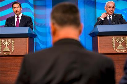 Gemeinsame Pressekonferenz von Marco Rubio und Benjamin Netanyahu
