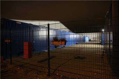 Gemeinschaftsunterkunft für Geflüchtete im Rostocker Stadtteil Marienehe in Mecklenburg-Vorpommern
