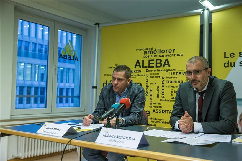 Generalsekretär Laurent Mertz und Präsident Roberto Mendolia
