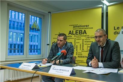 Generalsekretär Laurent Mertz und Präsident Roberto Mendolia
