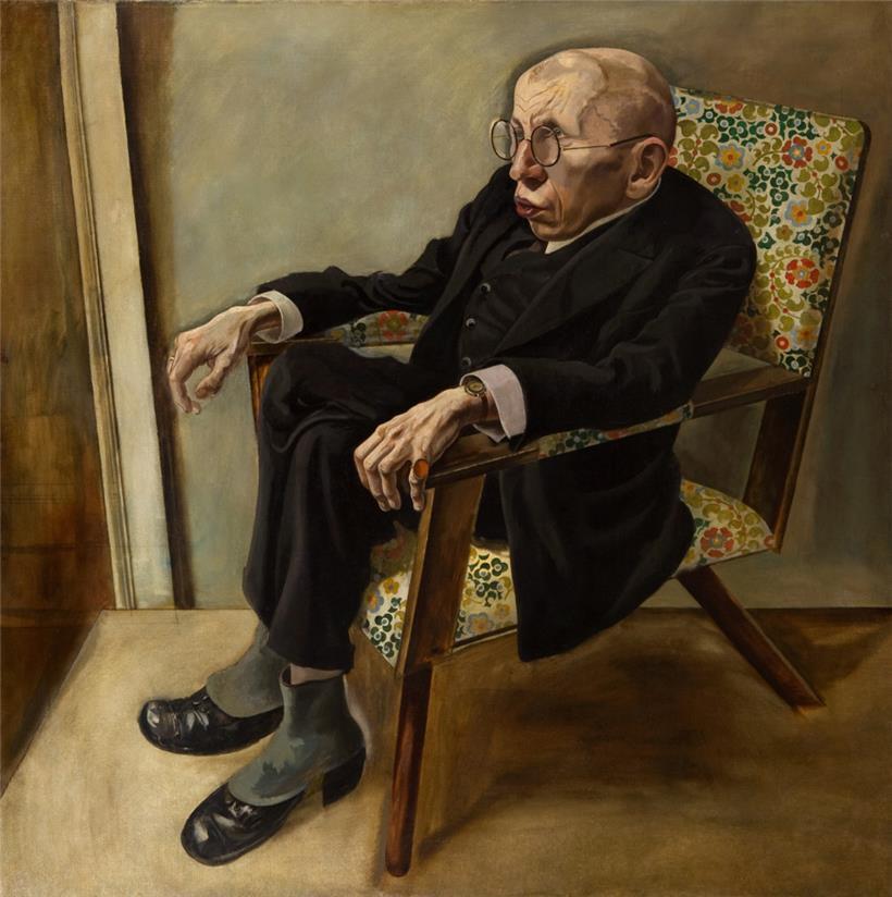 George Grosz: Porträt des Schriftstellers Max Hermann-Neiße (1925)

