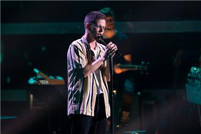 George Philippart aus Beles bei seinem Auftritt bei „The Voice of Germany“
