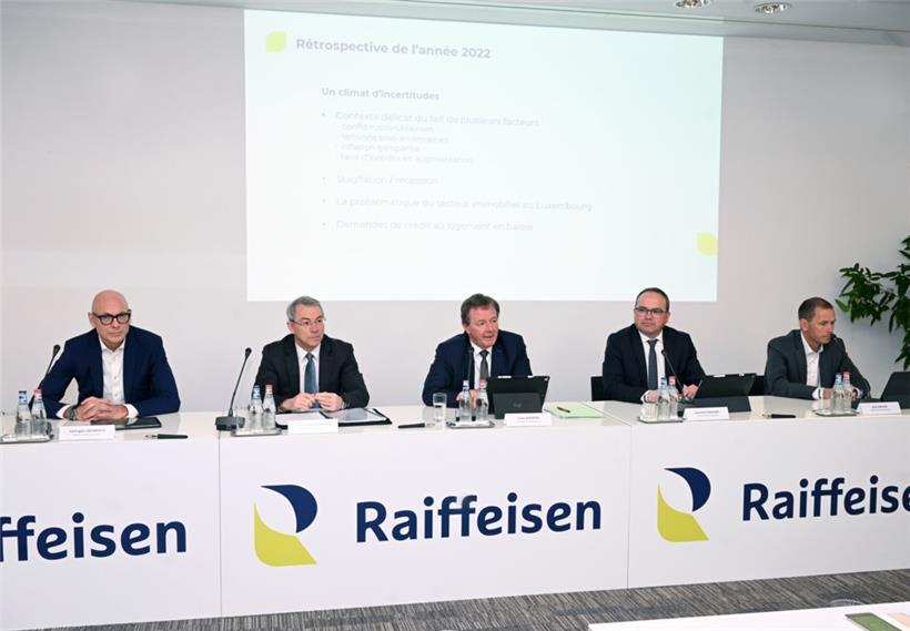 Georges Heinrich, Jean-Louis Barbier, Yves Biewer, Laurent Zahles und Eric Peyer (v.l.n.r.)
