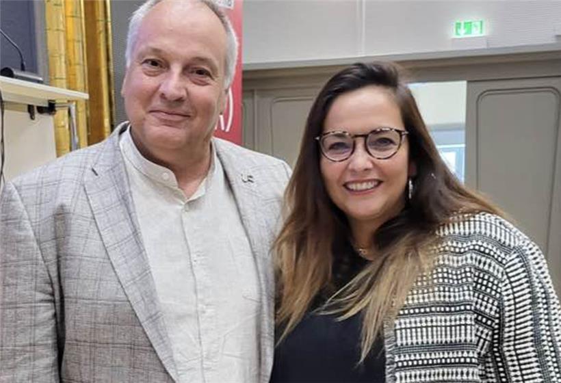 Georges Merenz, Präsident des Landesverbands, und OGBL-Präsidentin Nora Back freuen sich über die vollzogenen Fusion
