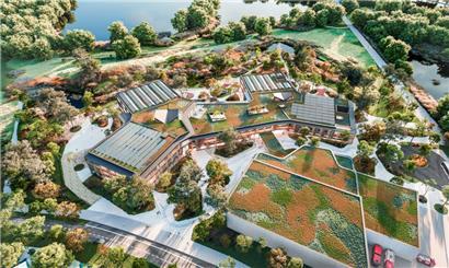 Geplante Fertigstellung 2030: So könnte der „Campus Baggerweier“ in Remerschen dann aussehen
