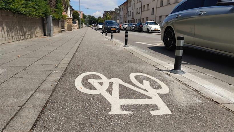 Gepollert: Der untere Teil der Jean-Pierre-Michels-Straße in Esch
