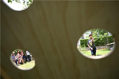 Geselligkeit wurde beim „Quartiersfest“ im Escher Bruchviertel großgeschrieben
