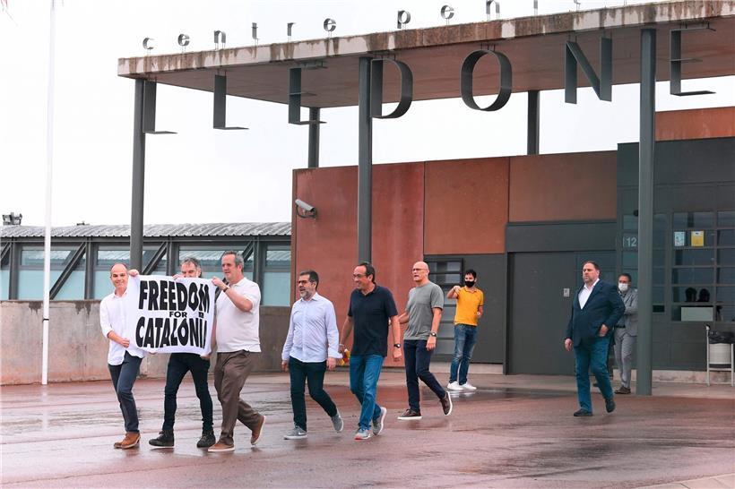 Gestern kamen sie frei: Die Begnadigung und Freilassung der katalanischen Separatisten ist in Spanien umstritten
