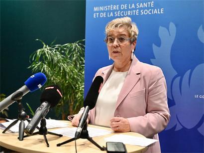 Gesundheitsministerin Martine Deprez kämpft gegen ein steigendes Defizit bei der CNS