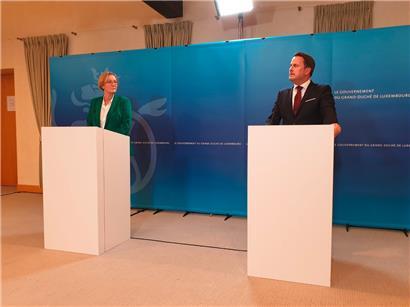 Gesundheitsministerin Paulette Lenert und Premierminister Xavier Bettel sprechen sich gegen weitere Maßnahmen aus
