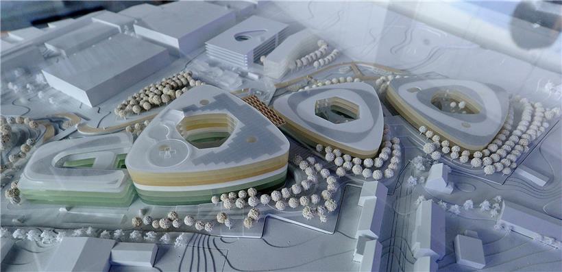 Gewinner des Wettbewerbs 2015: das Modell des Architektenbüros Wimmer