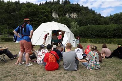 Gezeltet wird in der Natur
