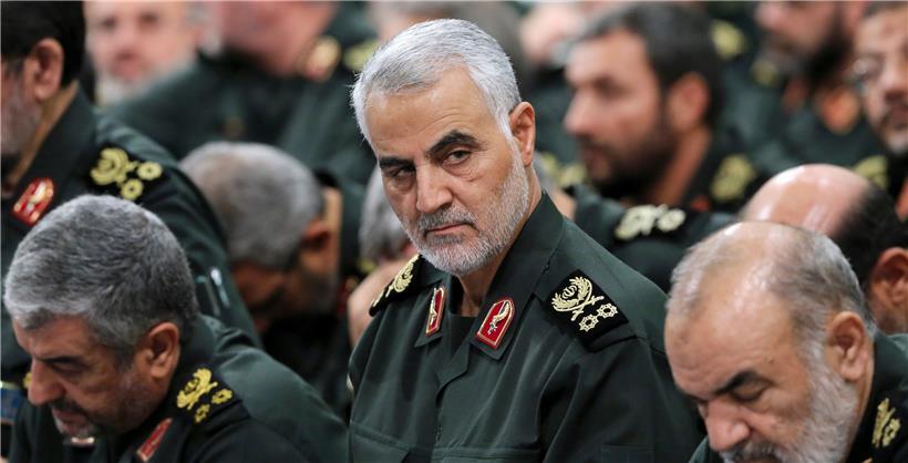 Ghassem Soleimani, der Kommandeur der iranischen Al-Kuds-Brigaden, bei einem Treffen in Teheran
