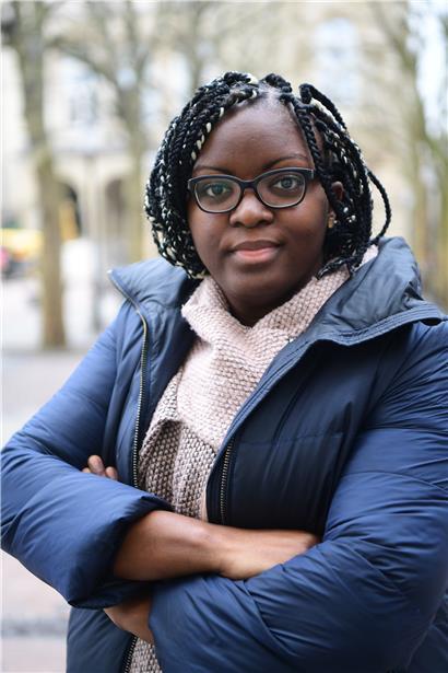 Ghislaine Tchuisseu setzt sich für den Platz der schwarzen Community in Luxemburg ein
