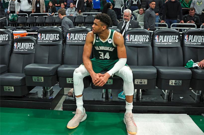 Giannis Antetokounmpo und die Milwaukee Bucks sind in den NBA-Play-offs an Miami Heat gescheitert
