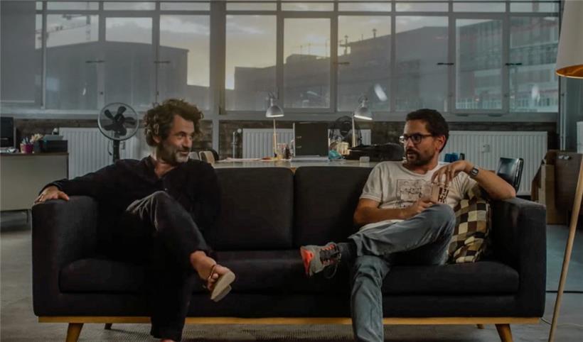 Gilles Chanial et Govinda Van Maele dans les locaux de la société de production à Differdange: en dix ans, „Les Films Fauves“ se sont taillés une place de premier choix dans le paysage cinématographique
