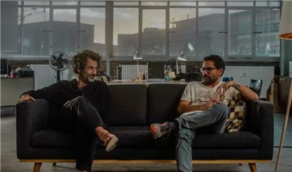 Gilles Chanial et Govinda Van Maele dans les locaux de la société de production à Differdange: en dix ans, „Les Films Fauves“ se sont taillés une place de premier choix dans le paysage cinématographique
