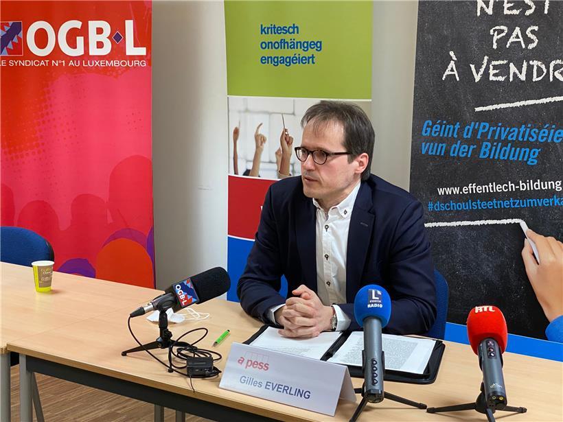 Gilles Everling stört sich an der Autonomie der Schulen
