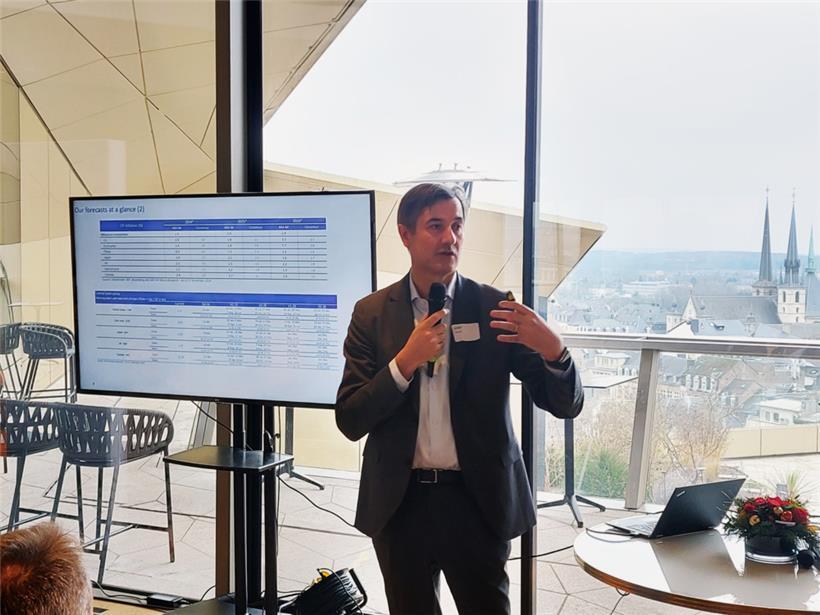 Gilles Moëc, Chefvolkswirt der AXA-Gruppe: „Wir befinden uns ja hier in Luxemburg – einem der letzten verbleibenden stabilen Orte in Europa“
