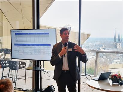 Gilles Moëc, Chefvolkswirt der AXA-Gruppe: „Wir befinden uns ja hier in Luxemburg – einem der letzten verbleibenden stabilen Orte in Europa“
