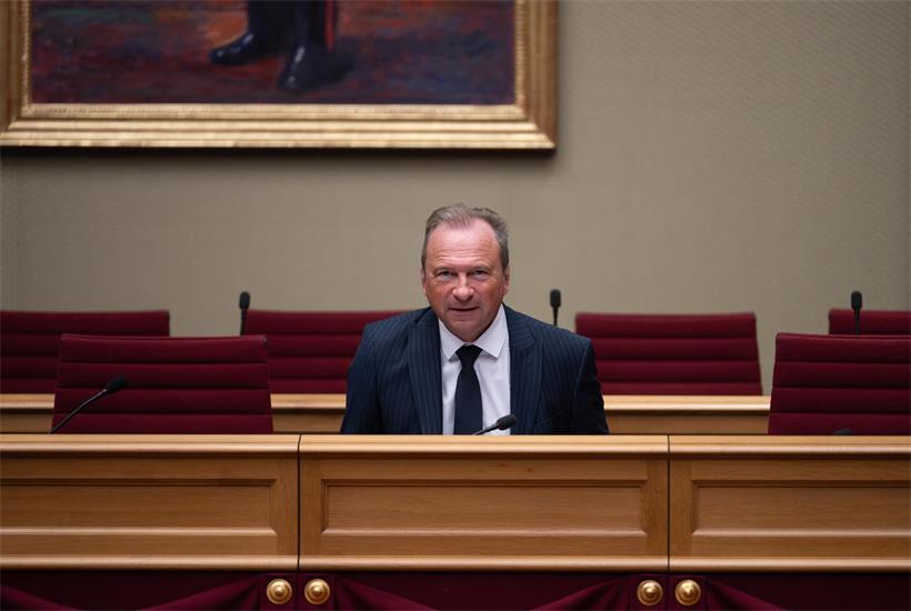 Gilles Roth letztes Jahr im Oktober bei der Vorstellung der Haushaltspläne