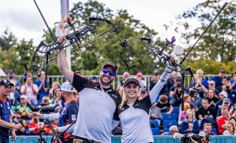 Gilles Seywert und Mariya Shkolna setzten sich im Bronzematch gegen die Niederlande durch

