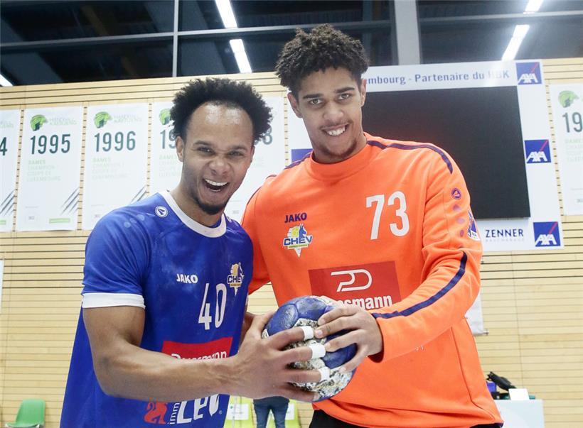 Gilson Correia und Bruno Fernandes spielen beide in der AXA League für Diekirch

