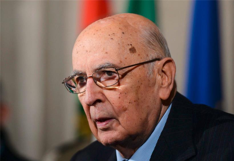 Giorgio Napolitano in einer Aufnahme vom Februar 2014
