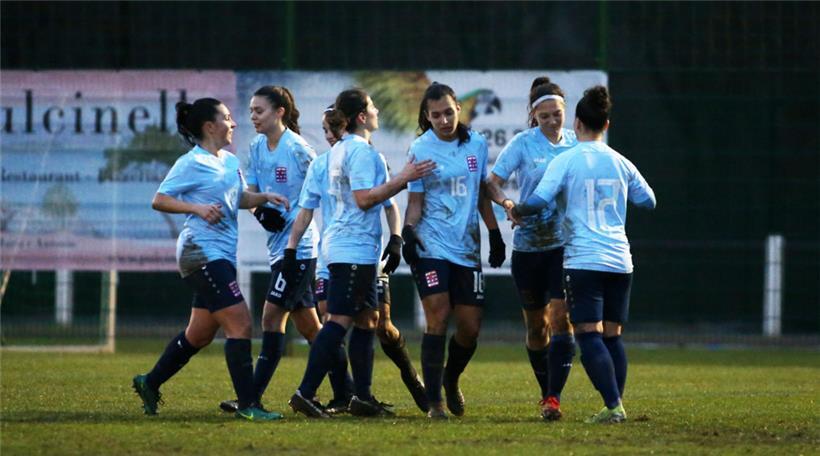 Gleich fünfmal durften die FLF-Damen am Mittwochabend gegen Tahiti jubeln
