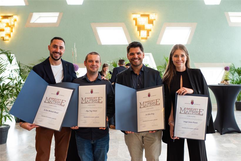 Glückliche Laureaten