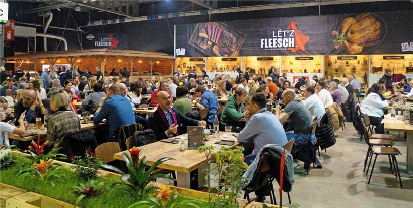 Gourmets und Genießer unter sich: Die Restaurants und Bistrots in den Messehallen waren am Wochenende stets vollbesetzt

