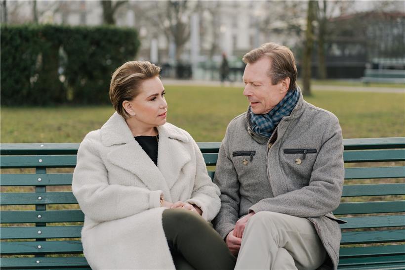 Grand-Duc Henri mit seiner Frau Maria Teresa in Genf
