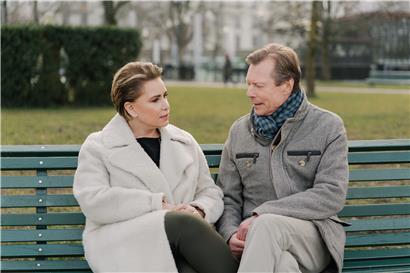 Grand-Duc Henri mit seiner Frau Maria Teresa in Genf
