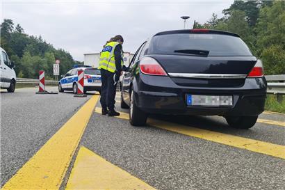 Grenzkontrollen an der A64 bei Trier
