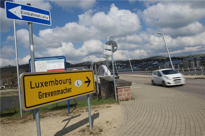 Grenzübergang bei Grevenmacher
