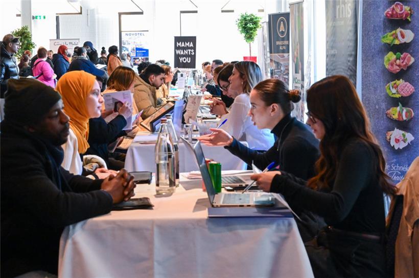 Großer Andrang bei der Jobmesse der ADEM für den Horeca- und Lebensmittel-Bereich
