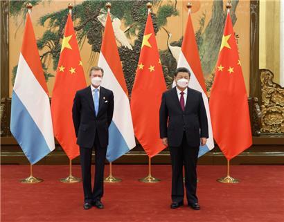 Großherzog Henri sprach am Sonntag mit dem chinesischen Präsidenten Xi
