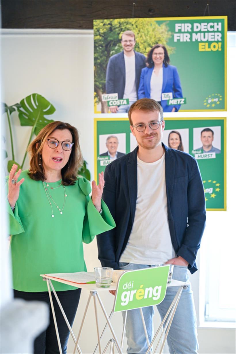 Grünes Spitzenduo für Europa: Tilly Metz und Fabricio Costa
