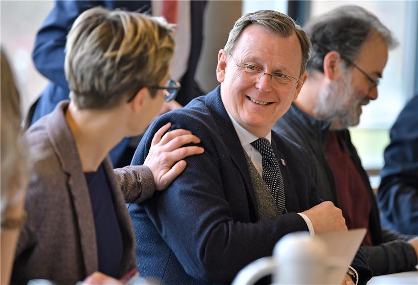 Grund zur Erleichterung: Die Parteien haben sich in Thüringen geeinigt
