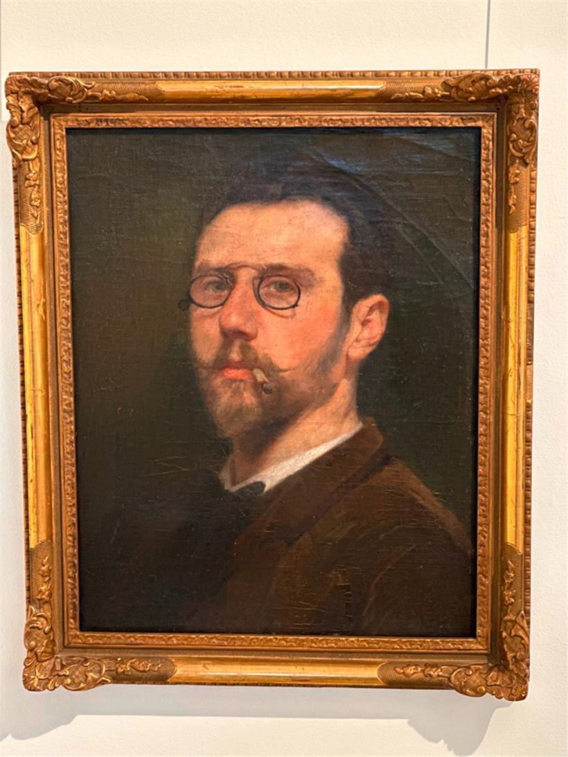 Guido Oppenheim, Autoportrait, 2e moitié du 19e – 1re moitié du 20e siècle, huile sur toile, 50 x 40 cm
