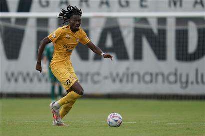 Guilain Zrankeon (F91) hat intensive 27 Minuten verbracht
