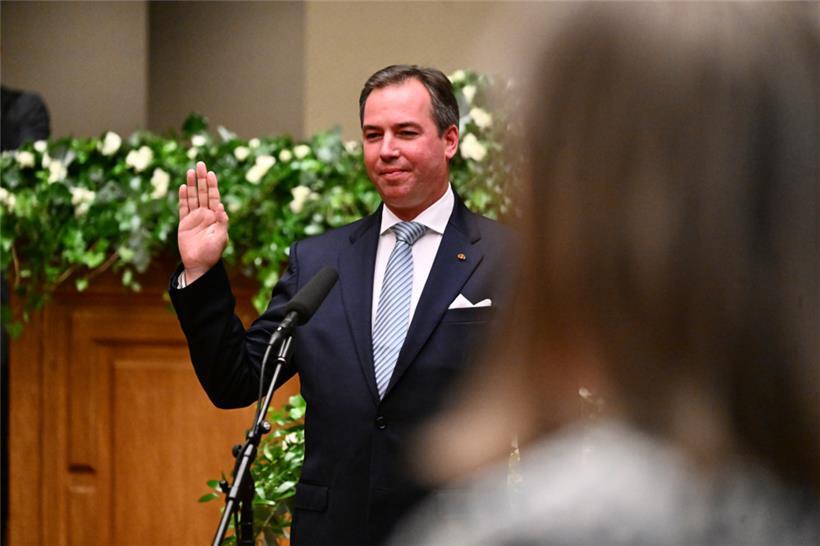 Guillaume bei seinem Eidschwur zum „Lieutenant-Représentant“
