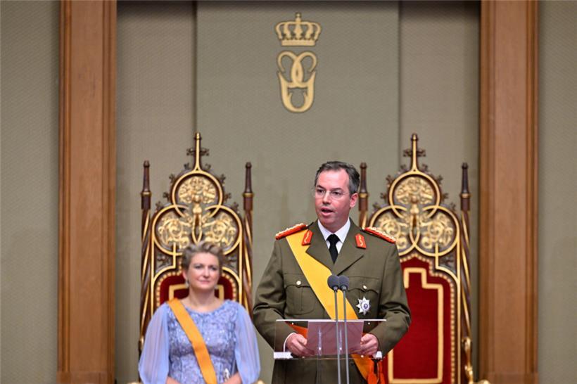 Guillaumes Thronrede am Freitag vor der Chamber
