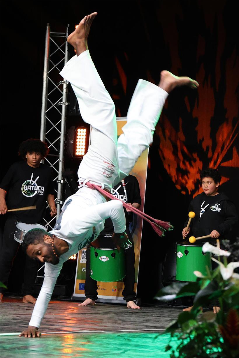 Gute Körperbeherrschung ist Pflicht beim Capoeira